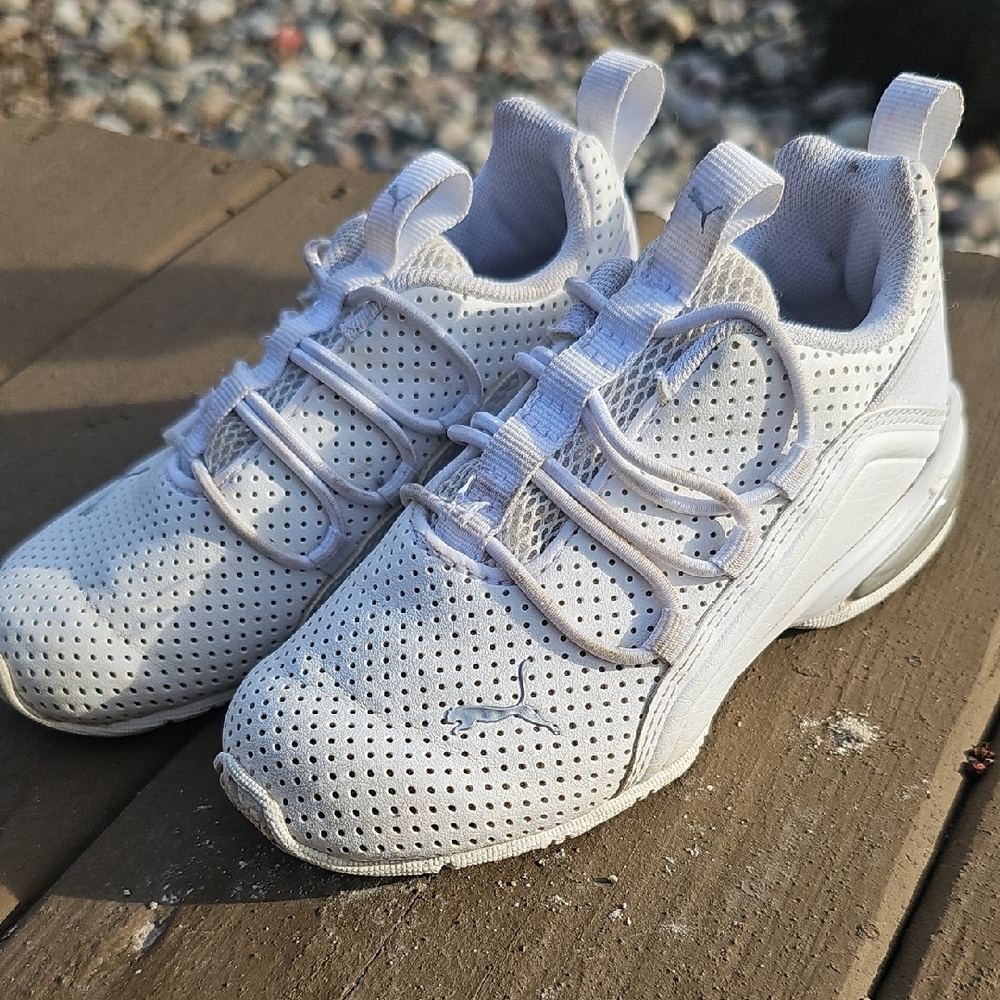 Puma Kids White Sneakers